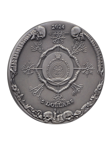NELLY LONGARMS Witches 2 Oz Silver Coin 5$ Niue 2024 - Coins & More - Niue