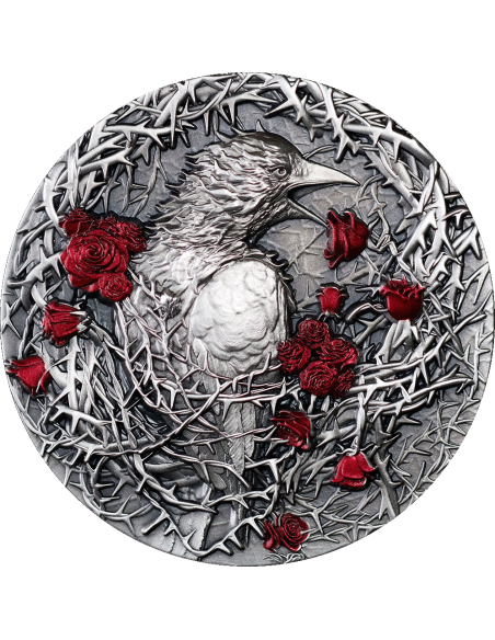 GREATER THORN BIRD Big Thorn 3 Oz Silver Coin 3000 Francs CFA Gabon 2025 - Coins & More - Gabon
