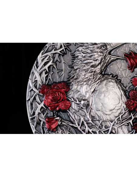 GREATER THORN BIRD Big Thorn 3 Oz Silver Coin 3000 Francs CFA Gabon 2025 - Coins & More - Gabon