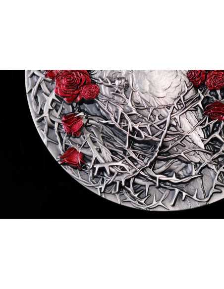 GREATER THORN BIRD Big Thorn 3 Oz Silver Coin 3000 Francs CFA Gabon 2025 - Coins & More - Gabon
