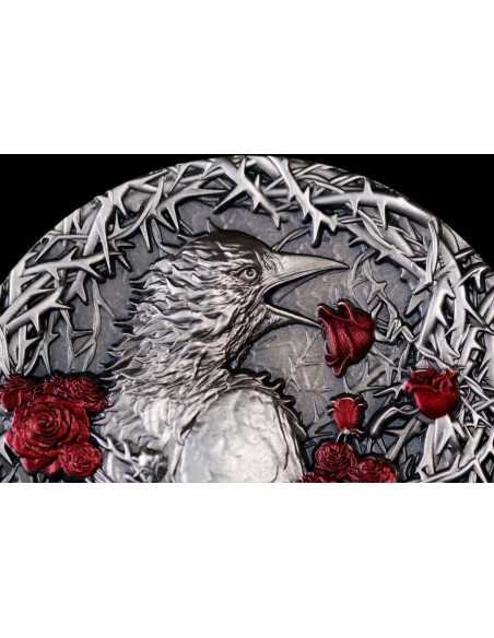 GREATER THORN BIRD Big Thorn 3 Oz Silver Coin 3000 Francs CFA Gabon 2025 - Coins & More - Gabon