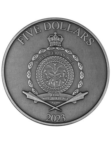 ODIN Lord of Valhalla 2 Oz Silver Coin 5$ Niue 2023 - Coins & More - Niue