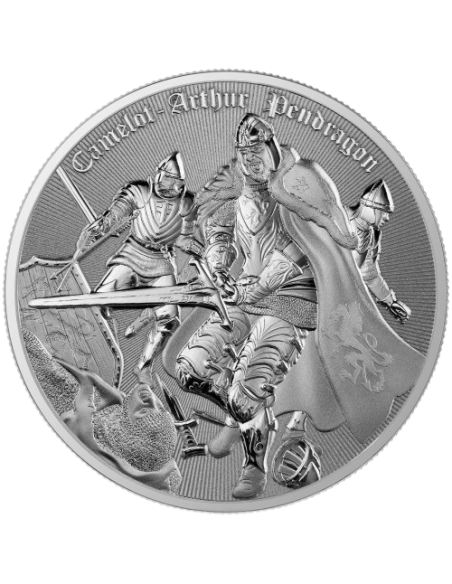 ARTHUR PENDRAGON Camelot Special Blister Pack 1 Oz Silver Coin 2$ Niue 2023 - Coins & More - Niue