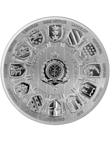 ARTHUR PENDRAGON Camelot Special Blister Pack 1 Oz Silver Coin 2$ Niue 2023 - Coins & More - Niue