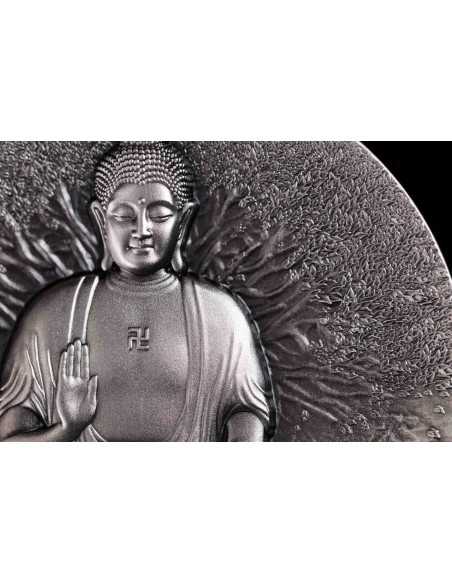 THE BUDDHA Creator of Buddhism 2 Oz Silver Coin 2000 CFA Francs Gabon 2025 - Coins & More - Gabon