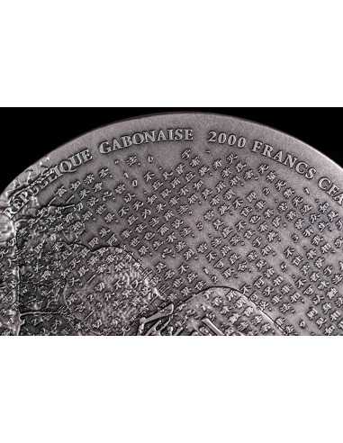 THE BUDDHA Creator of Buddhism 2 Oz Silver Coin 2000 CFA Francs Gabon 2025 - Coins & More - Gabon