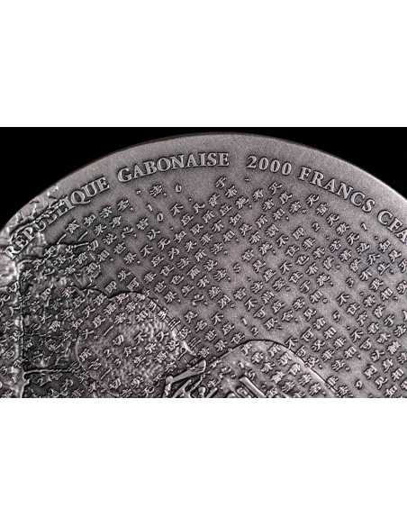 THE BUDDHA Creator of Buddhism 2 Oz Silver Coin 2000 CFA Francs Gabon 2025 - Coins & More - Gabon