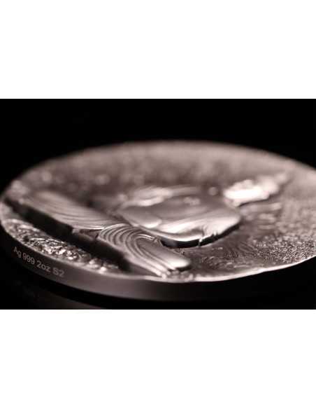 THE BUDDHA Creator of Buddhism 2 Oz Silver Coin 2000 CFA Francs Gabon 2025 - Coins & More - Gabon