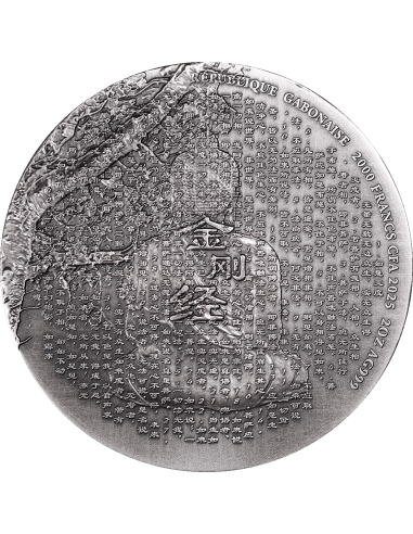 THE BUDDHA Creator of Buddhism 2 Oz Silver Coin 2000 CFA Francs Gabon 2025 - Coins & More - Gabon