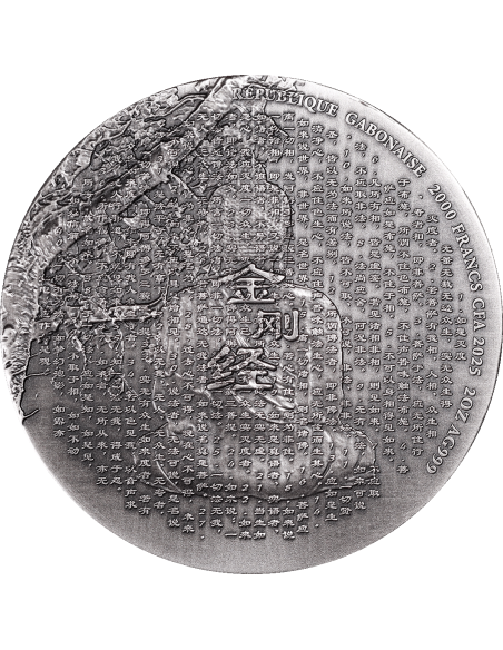 THE BUDDHA Creator of Buddhism 2 Oz Silver Coin 2000 CFA Francs Gabon 2025 - Coins & More - Gabon