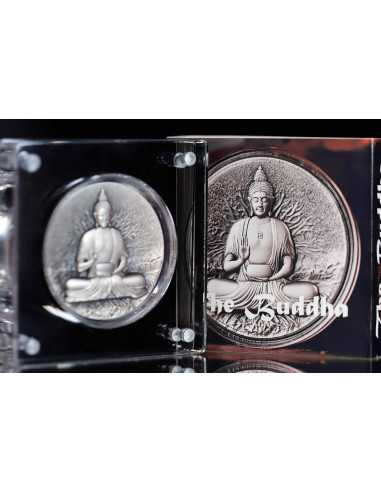 THE BUDDHA Creator of Buddhism 2 Oz Silver Coin 2000 CFA Francs Gabon 2025 - Coins & More - Gabon