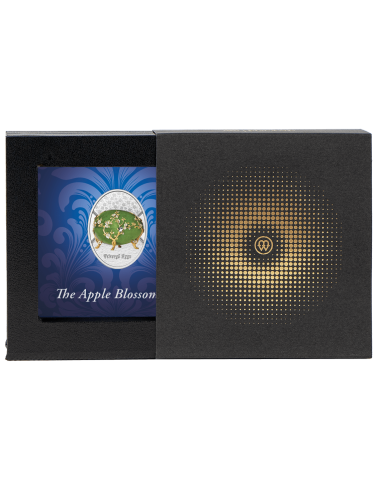 THE APPLE BLOSSOM Faberge Eggs Silver Proof Coin 1$ Niue 2024 - Coins & More - Niue