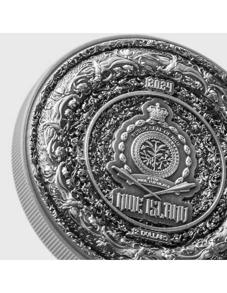FORBIDDEN PHOENIX 1 Oz Silver Coin 2$ Niue 2024 - Coins & More - Niue
