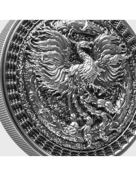 FORBIDDEN PHOENIX 1 Oz Silver Coin 2$ Niue 2024 - Coins & More - Niue