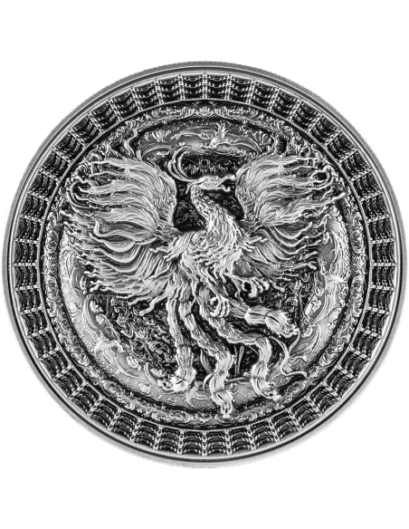 FORBIDDEN PHOENIX 1 Oz Silver Coin 2$ Niue 2024 - Coins & More - Niue
