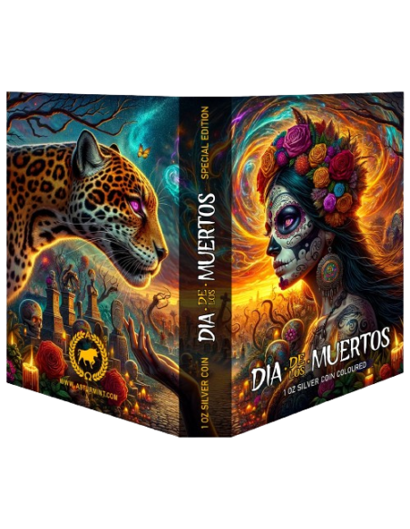 DIA DE LOS MUERTOS Special Edition 1 Oz Silver Coin Mexico 2023 - Coins & More - Mexiko