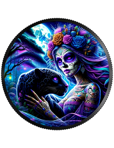 DIA DE LOS MUERTOS Special Edition 1 Oz Silver Coin Mexico 2023 - Coins & More - Mexiko
