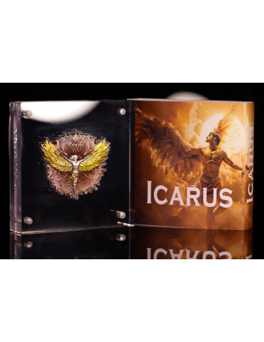 ICARUS 2 Oz Antique Silver Coin 2000 Francs Cameroon 2025 - Coins & More - Camerun