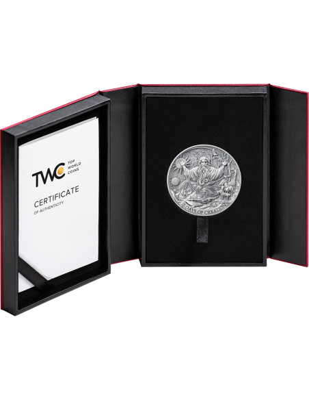 THE SEVEN DAYS OF CREATION Bible Stories 2 Oz Silver Coin 2000 Francs Cameroon 2024 - Coins & More - Camerun