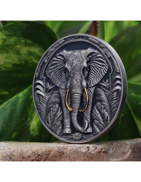 ELEPHANT Save the Powers 2 Oz Silver Coin 5$ Niue 2024 - Coins & More - Niue