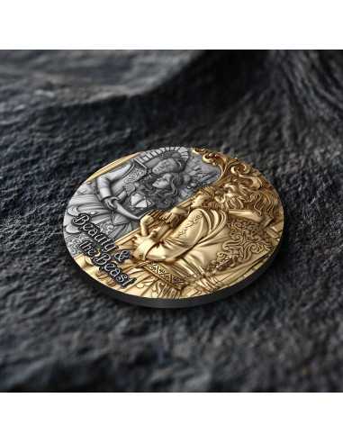 BEAUTY AND THE BEAST 2 Oz Silver Coin 2000 Francs Cameroon 2024 - Coins & More - Camerún