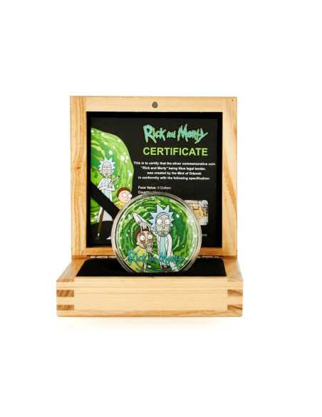 RICK AND MORTY 2 Oz Silver Coin 5$ Niue 2023 - Coins & More - Niue