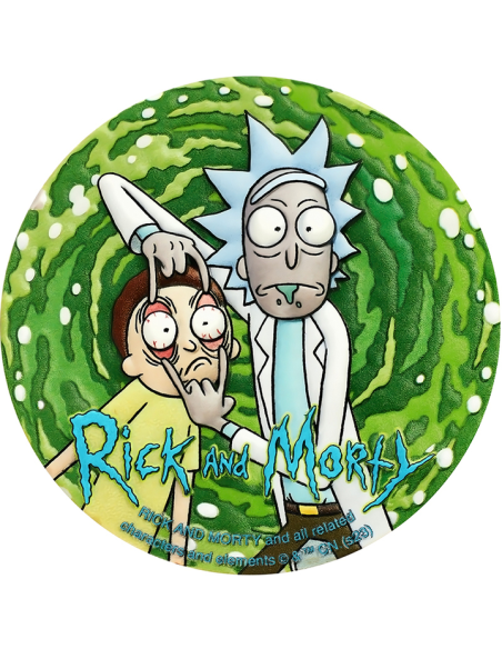 RICK AND MORTY 2 Oz Silver Coin 5$ Niue 2023 - Coins & More - Niue