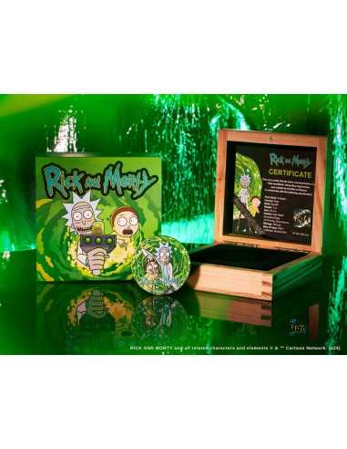 RICK AND MORTY 2 Oz Silver Coin 5$ Niue 2023 - Coins & More - Niue
