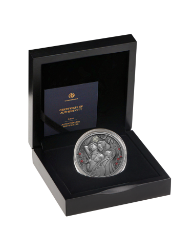 MIDNIGHT SEDUCTION 2 Oz Silver Coin 2000 Francs Cameroon 2024 - Coins & More - Camerun