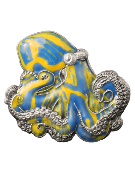 THE OCTOPUS 3 Oz Silver 5$ Barbados 2024 - Coins & More - Barbade
