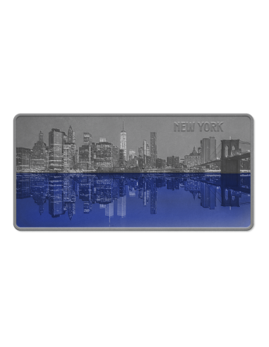 NEW YORK AT NIGHT 3 Oz Silver 5$ Barbados 2024 - Coins & More - Barbade