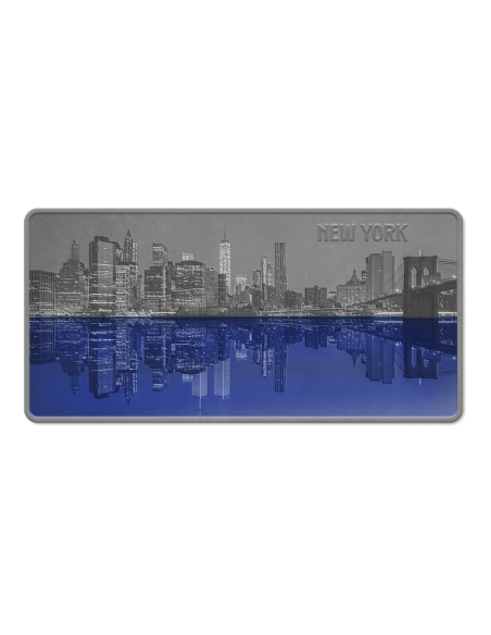 NEW YORK AT NIGHT 3 Oz Silver 5$ Barbados 2024 - Coins & More - Barbade