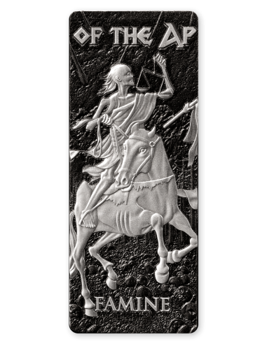 FOUR HORSEMEN OF THE APOCALYPSE Set 4x1 Oz Silver Coins 5$ Barbados 2024 - Coins & More - Barbade