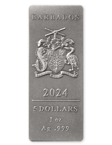 FOUR HORSEMEN OF THE APOCALYPSE Set 4x1 Oz Silver Coins 5$ Barbados 2024 - Coins & More - Barbade