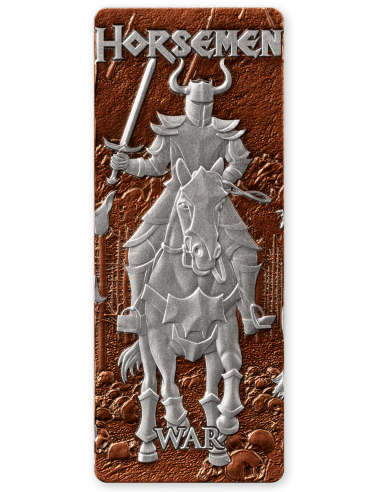 FOUR HORSEMEN OF THE APOCALYPSE Set 4x1 Oz Silver Coins 5$ Barbados 2024 - Coins & More - Barbade