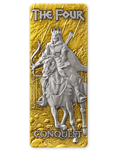 FOUR HORSEMEN OF THE APOCALYPSE Set 4x1 Oz Silver Coins 5$ Barbados 2024 - Coins & More - Barbade