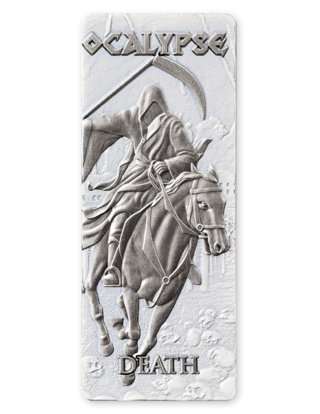 FOUR HORSEMEN OF THE APOCALYPSE Set 4x1 Oz Silver Coins 5$ Barbados 2024 - Coins & More - Barbade