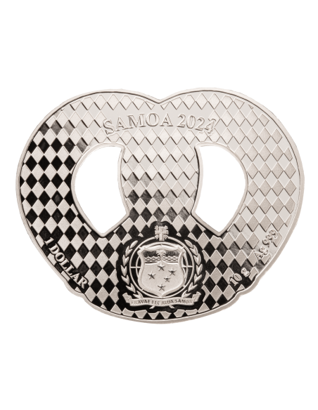 PRETZEL Silver Coin 1$ Samoa 2024 - Coins & More - Samoa