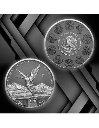 LIBERTAD - SILVER RING EDITION 2023 1 Oz Silver Coin Mexico 2023 - Coins & More - Mexico