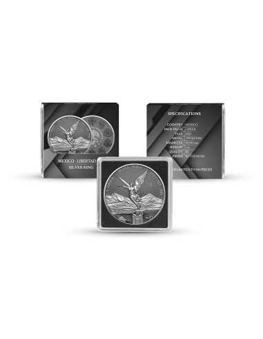 LIBERTAD - SILVER RING EDITION 2023 1 Oz Silver Coin Mexico 2023 - Coins & More - Mexico