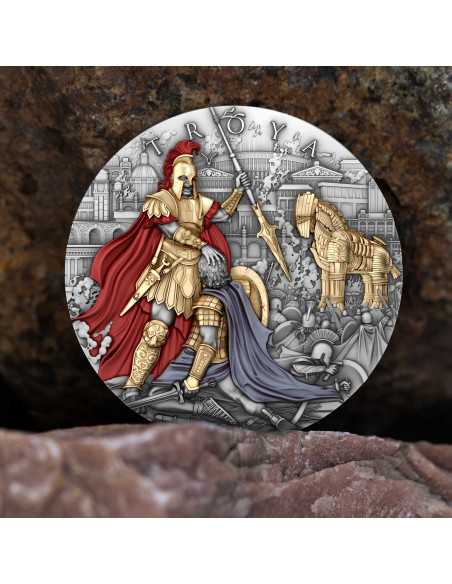 TROYA 2 Oz Silver Coin 5$ Niue 2024 - Coins & More - Niue