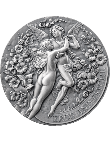 EROS AND PSYCHE Celestial Beauty 2 Oz Silver Coin 2000 Francs Cameroon 2024 - Coins & More - Camerun