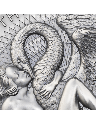 LEDA AND THE SWAN Celestial Beauty 1 Kg Kilo Silver Coin 10000 Francs Cameroon 2024 - Coins & More - Camerun