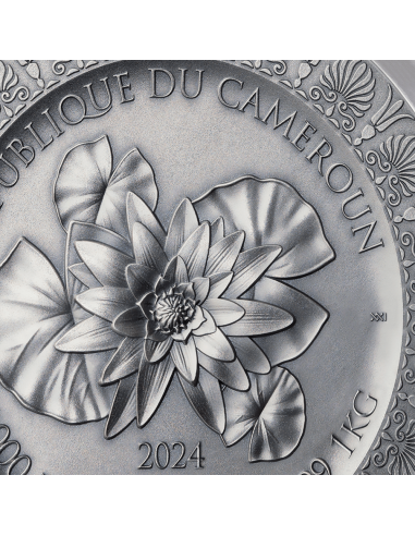LEDA AND THE SWAN Celestial Beauty 1 Kg Kilo Silver Coin 10000 Francs Cameroon 2024 - Coins & More - Camerun