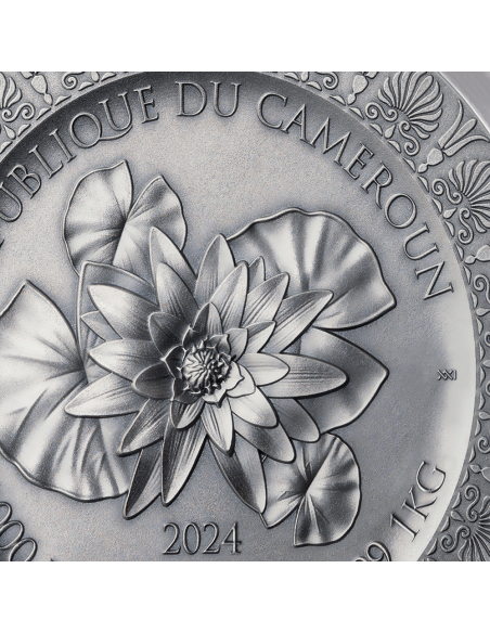LEDA AND THE SWAN Celestial Beauty 1 Kg Kilo Silver Coin 10000 Francs Cameroon 2024 - Coins & More - Camerun