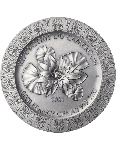 LEDA AND THE SWAN Celestial Beauty 1 Kg Kilo Silver Coin 10000 Francs Cameroon 2024 - Coins & More - Camerun