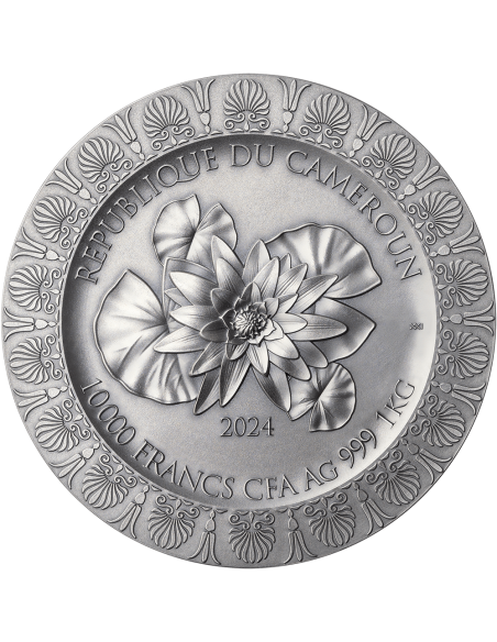 LEDA AND THE SWAN Celestial Beauty 1 Kg Kilo Silver Coin 10000 Francs Cameroon 2024 - Coins & More - Camerun