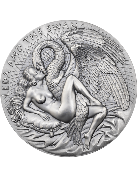 LEDA AND THE SWAN Celestial Beauty 1 Kg Kilo Silver Coin 10000 Francs Cameroon 2024 - Coins & More - Camerun