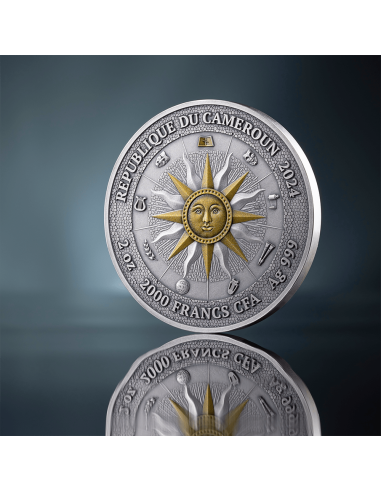 CALLIOPE The Nine Muses 2 Oz Silver Coin 2000 Francs Cameroon 2024 - Coins & More - Cameroun
