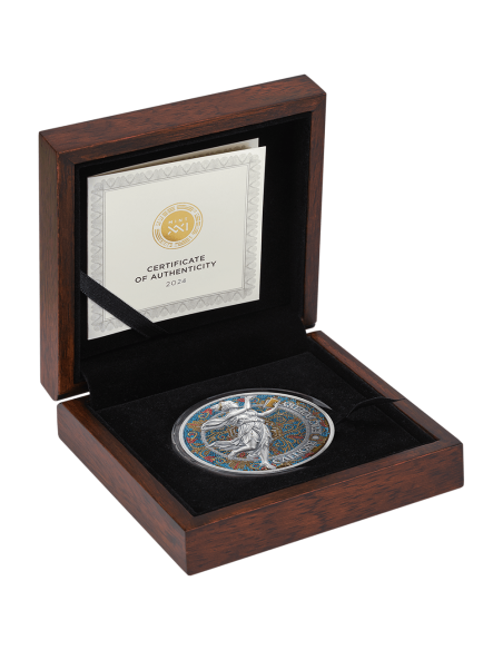 CALLIOPE The Nine Muses 2 Oz Silver Coin 2000 Francs Cameroon 2024 - Coins & More - Cameroun